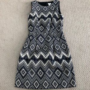 J. Crew Aztec Sleeveless Dress Size 00